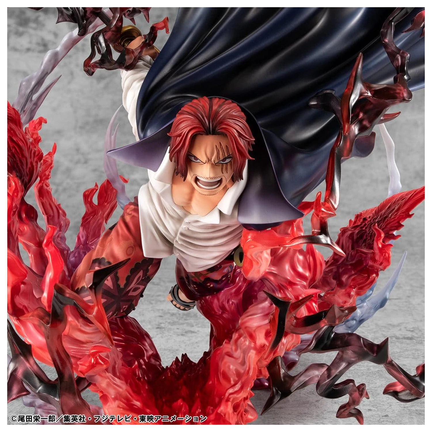 One Piece P.O.P SA-MAXIMUM PVC statua Vođe Crvenokosih pirata Red-Haired Shanks Kamusari 25 cm fotografija proizvoda