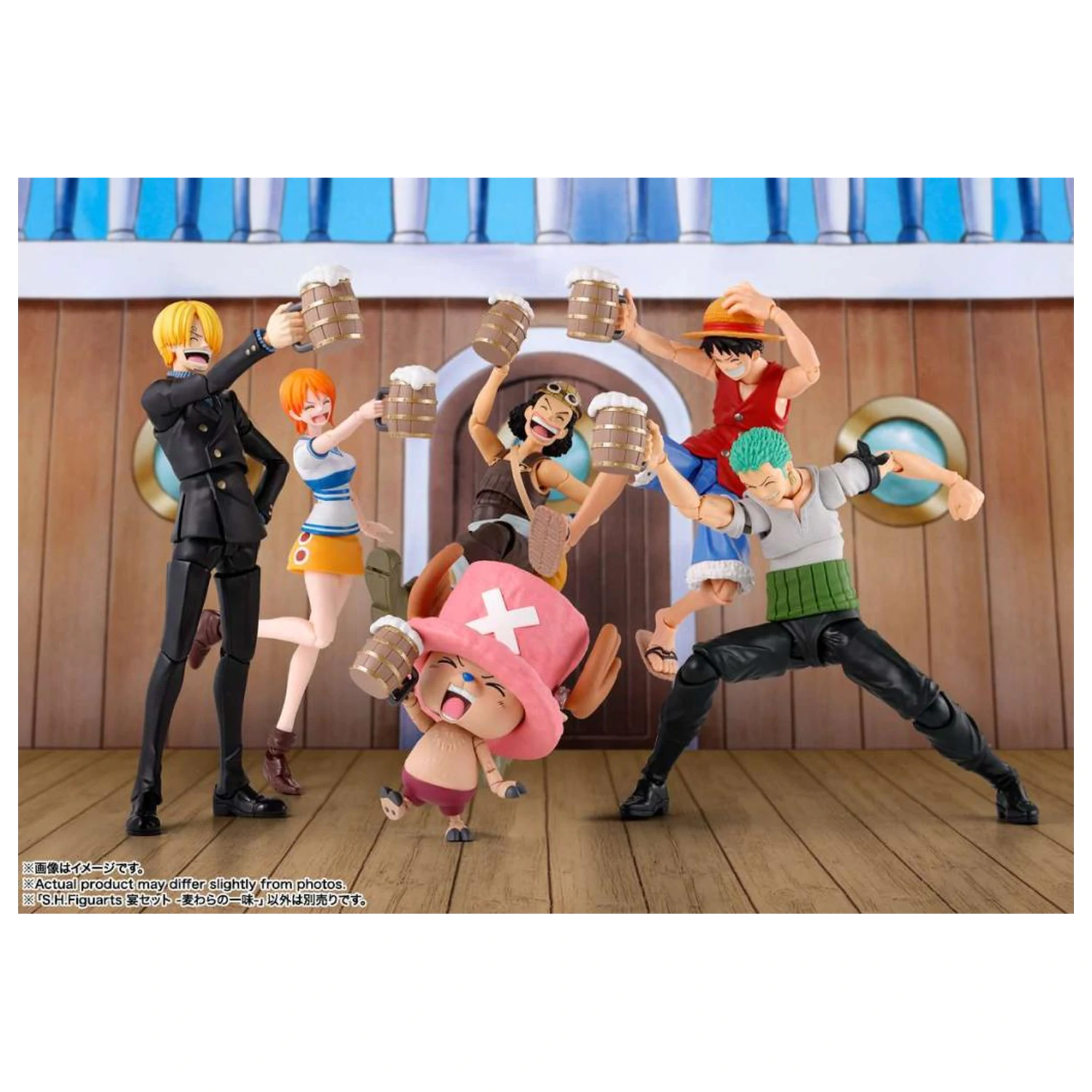 One Piece Party Time paket dodataka za figure S.H. Figuarts fotografija proizvoda