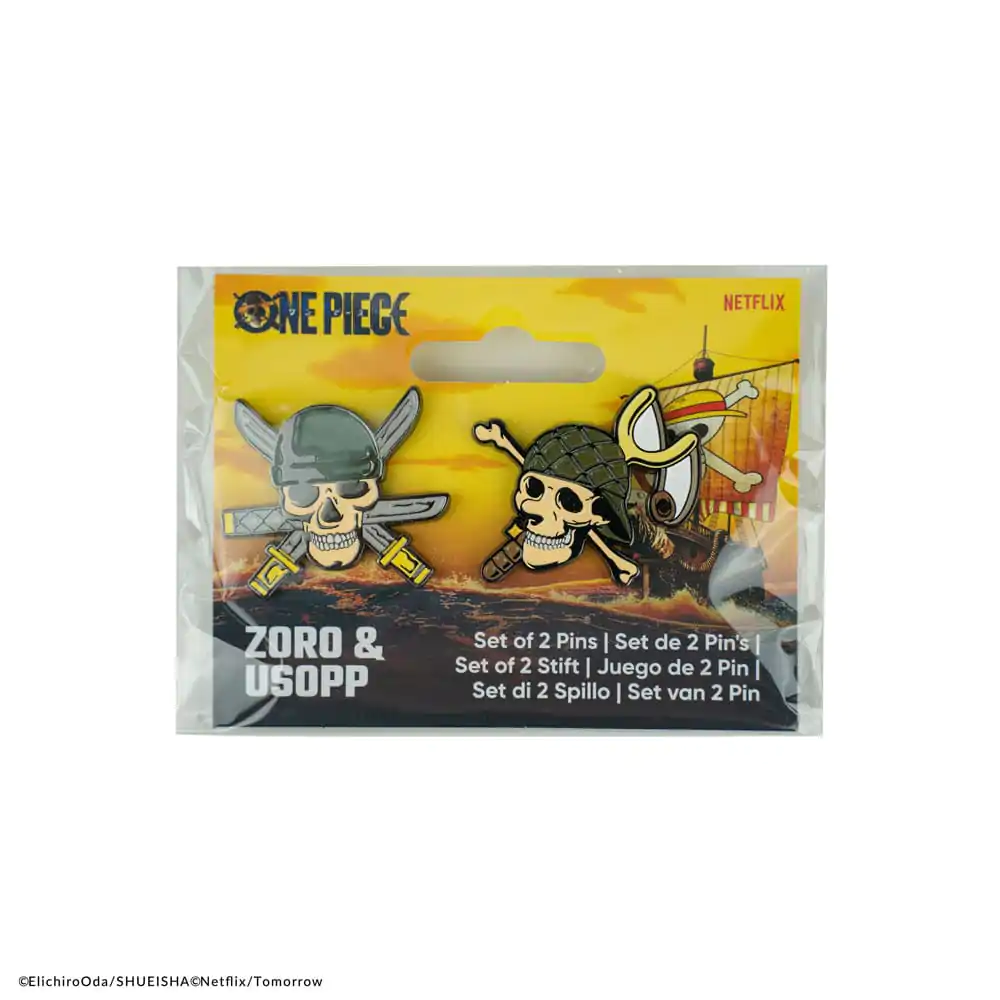 One Piece pribadače 2-Pack Zoro & Usopp fotografija proizvoda