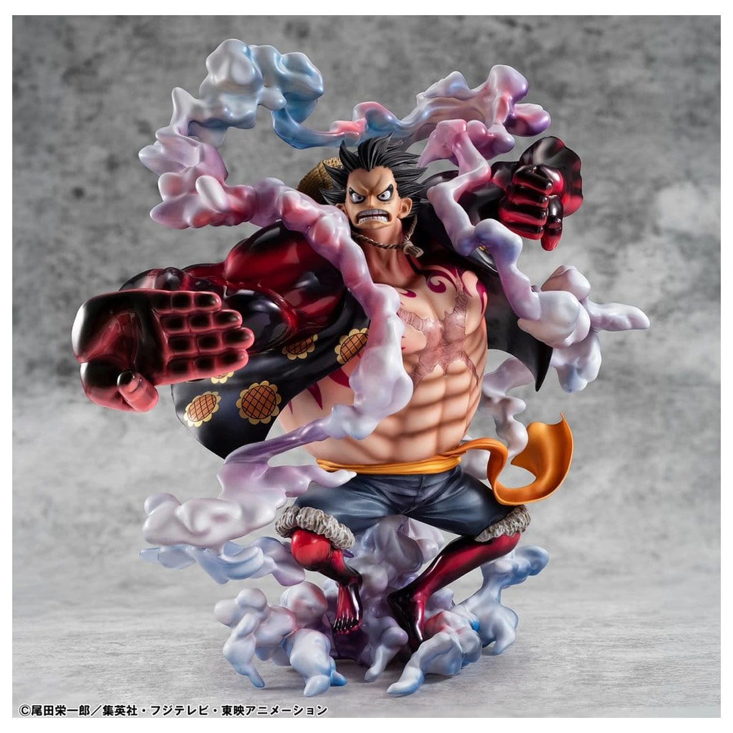 One Piece Portrait.Of.Pirates SA-Maximum PVC figura Monkey D. Luffy Gear 4 Bounce-Man 10th Limited Ver. 30 cm fotografija proizvoda