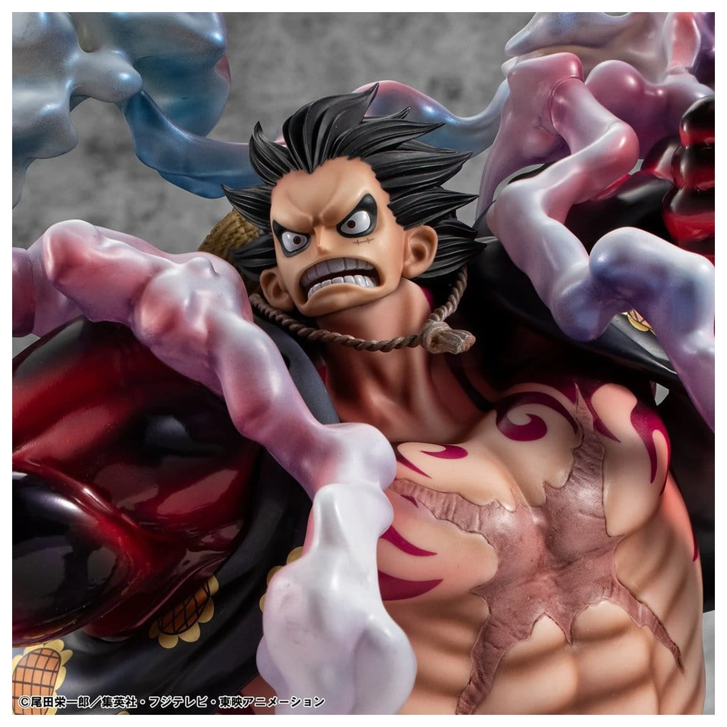 One Piece Portrait.Of.Pirates SA-Maximum PVC figura Monkey D. Luffy Gear 4 Bounce-Man 10th Limited Ver. 30 cm fotografija proizvoda