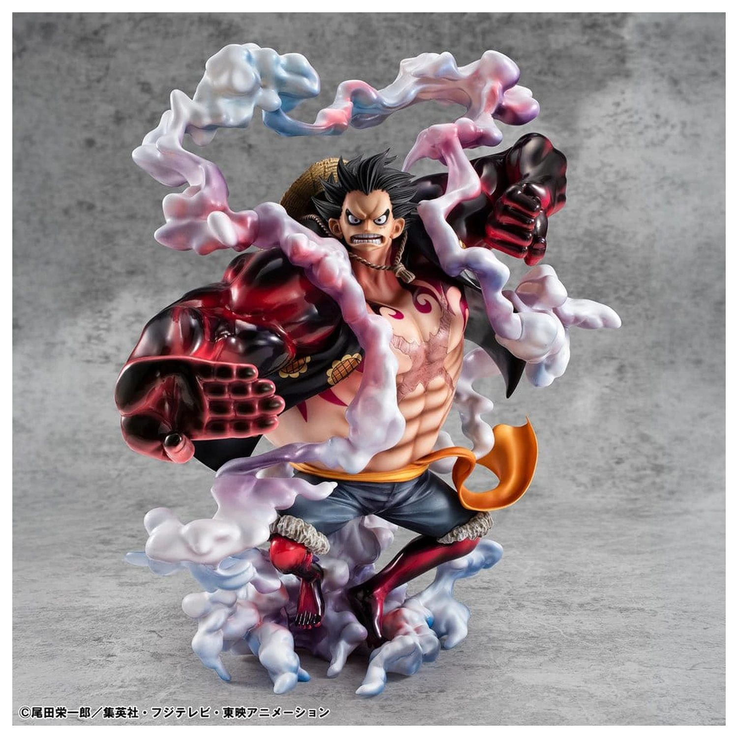 One Piece Portrait.Of.Pirates SA-Maximum PVC figura Monkey D. Luffy Gear 4 Bounce-Man 10th Limited Ver. 30 cm fotografija proizvoda