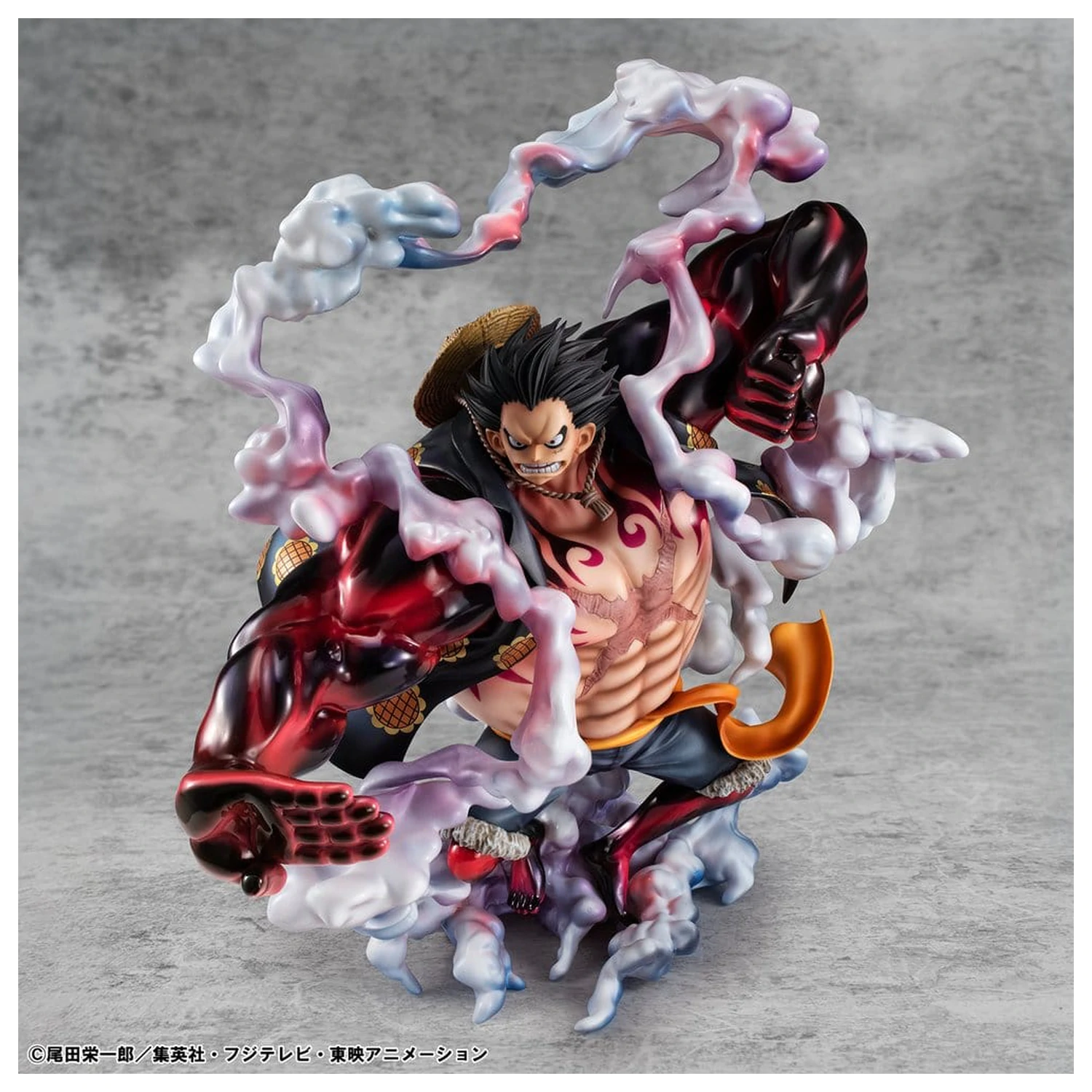 One Piece Portrait.Of.Pirates SA-Maximum PVC figura Monkey D. Luffy Gear 4 Bounce-Man 10th Limited Ver. 30 cm fotografija proizvoda