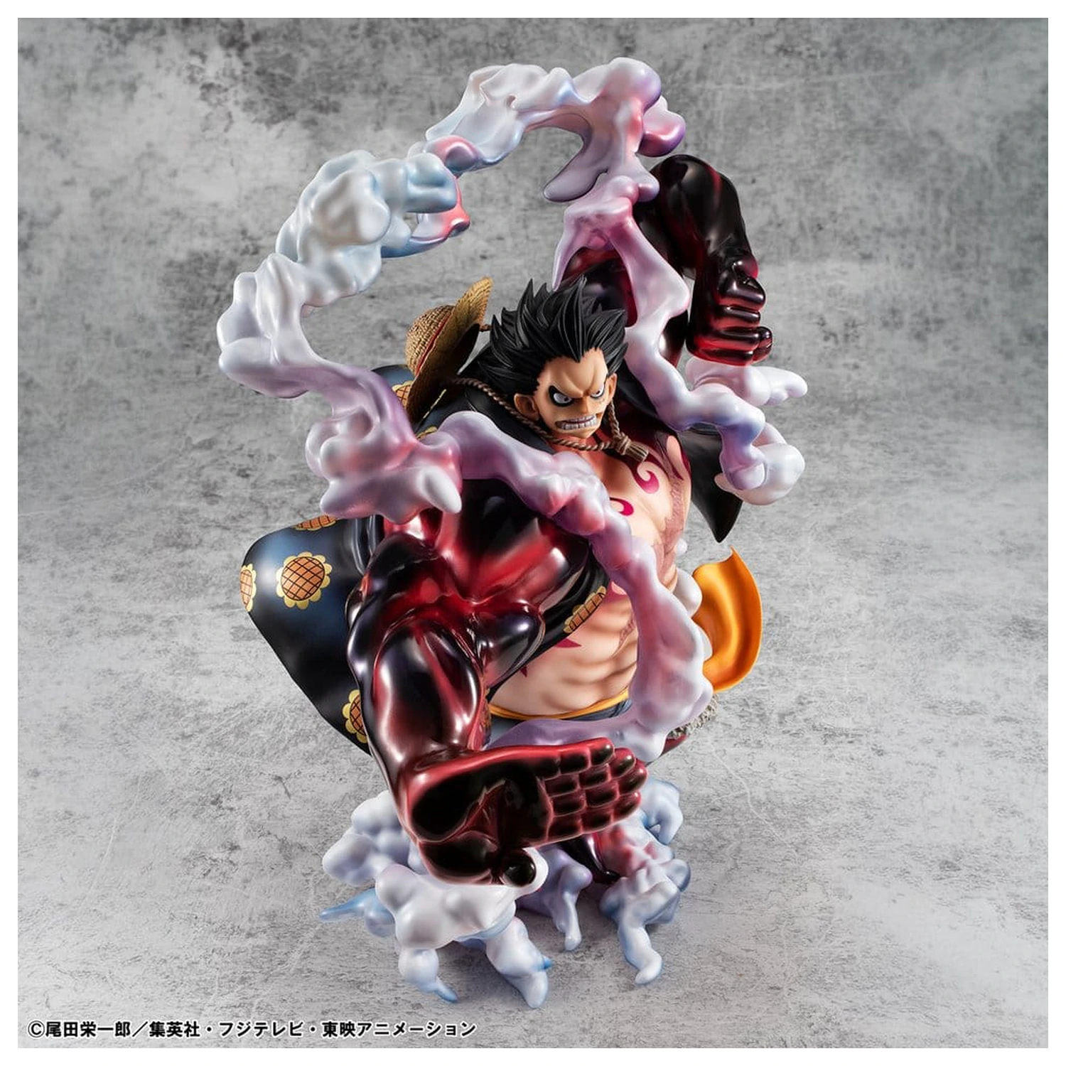 One Piece Portrait.Of.Pirates SA-Maximum PVC figura Monkey D. Luffy Gear 4 Bounce-Man 10th Limited Ver. 30 cm fotografija proizvoda