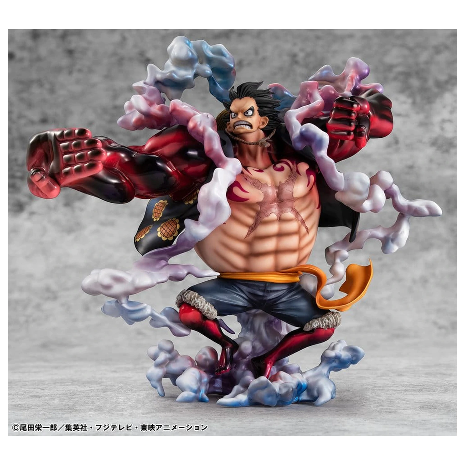 One Piece Portrait.Of.Pirates SA-Maximum PVC figura Monkey D. Luffy Gear 4 Bounce-Man 10th Limited Ver. 30 cm fotografija proizvoda
