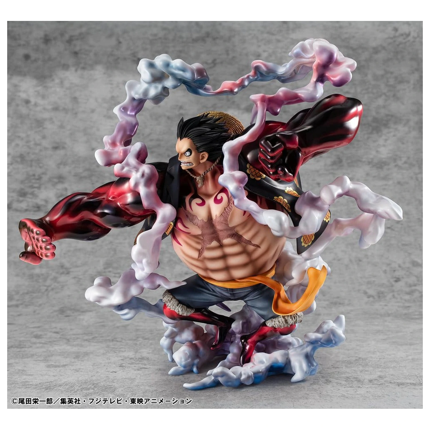 One Piece Portrait.Of.Pirates SA-Maximum PVC figura Monkey D. Luffy Gear 4 Bounce-Man 10th Limited Ver. 30 cm fotografija proizvoda
