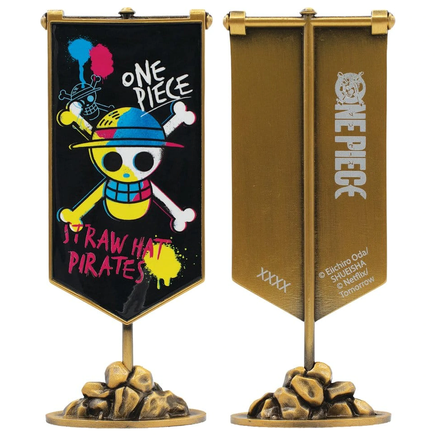 One Piece Replika Metalni transparent Straw Hat Pirates 11 x 6 cm fotografija proizvoda