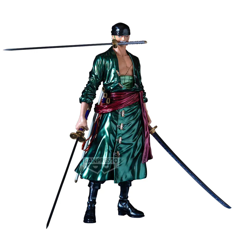 One Piece Roronoa Zoro Premium The Metallic figura 30 cm fotografija proizvoda