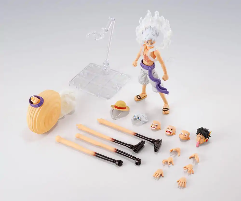 One Piece S.H.Figuarts akcijska figura Monkey D. Luffy Gear 5 -Future Island Egghead- 15 cm fotografija proizvoda