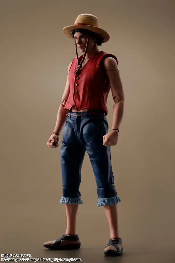 One Piece S.H. Figuarts akcijska figura Monkey D. Luffy (Netflix) 14 cm fotografija proizvoda