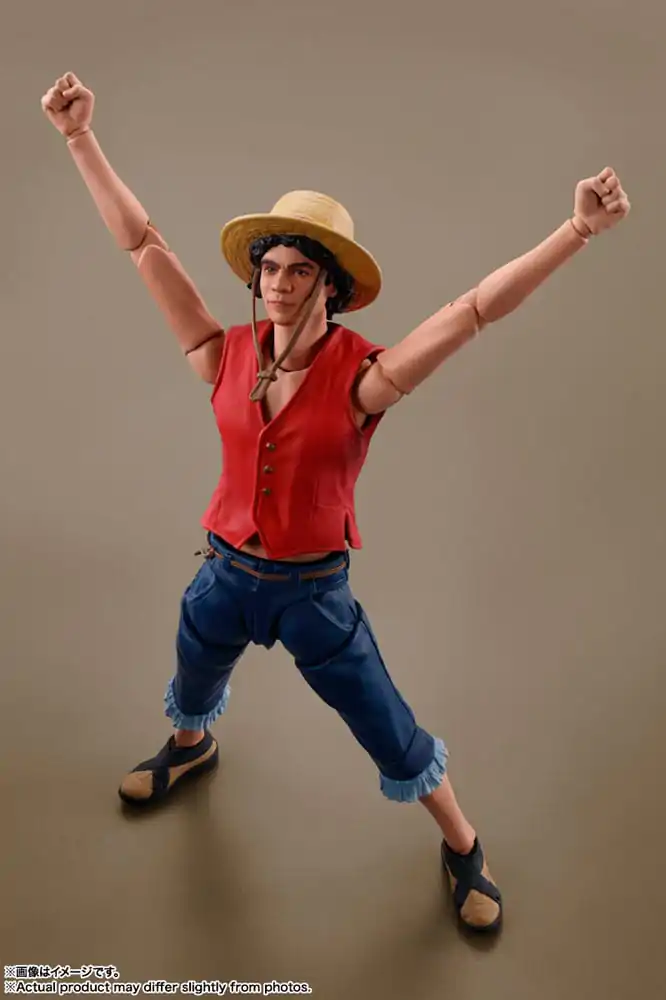 One Piece S.H. Figuarts akcijska figura Monkey D. Luffy (Netflix) 14 cm fotografija proizvoda