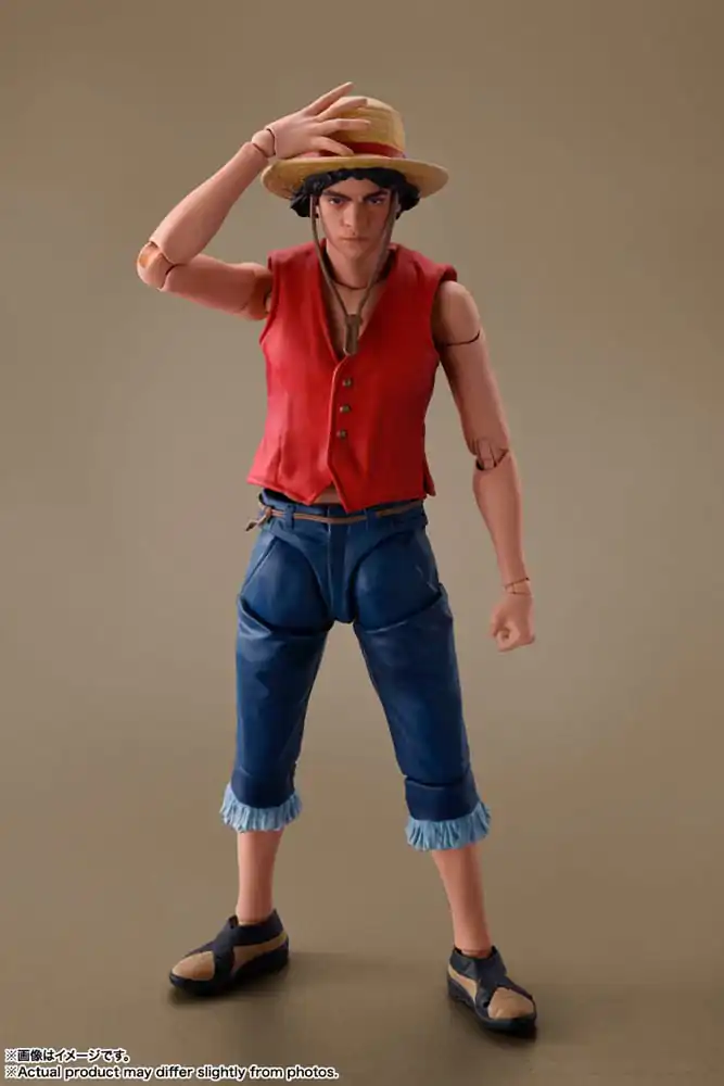 One Piece S.H. Figuarts akcijska figura Monkey D. Luffy (Netflix) 14 cm fotografija proizvoda