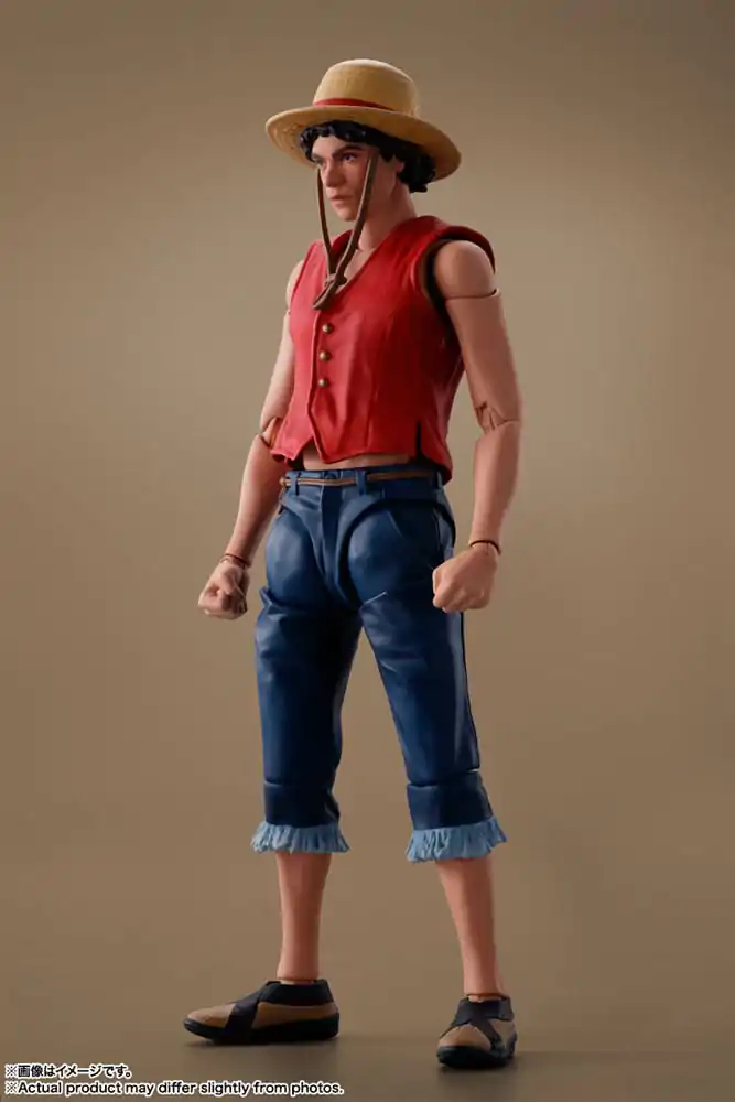 One Piece S.H. Figuarts akcijska figura Monkey D. Luffy (Netflix) 14 cm fotografija proizvoda