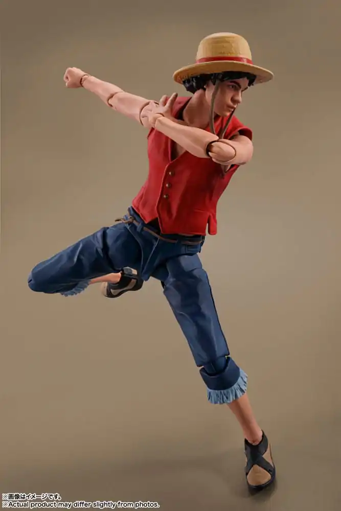 One Piece S.H. Figuarts akcijska figura Monkey D. Luffy (Netflix) 14 cm fotografija proizvoda