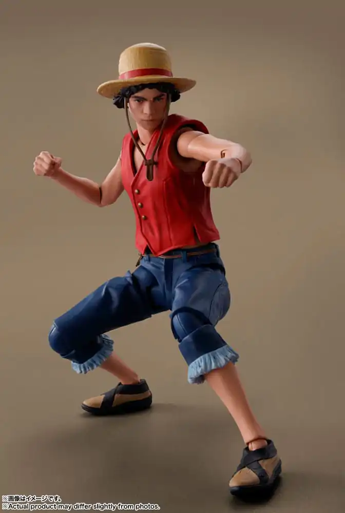 One Piece S.H. Figuarts akcijska figura Monkey D. Luffy (Netflix) 14 cm fotografija proizvoda