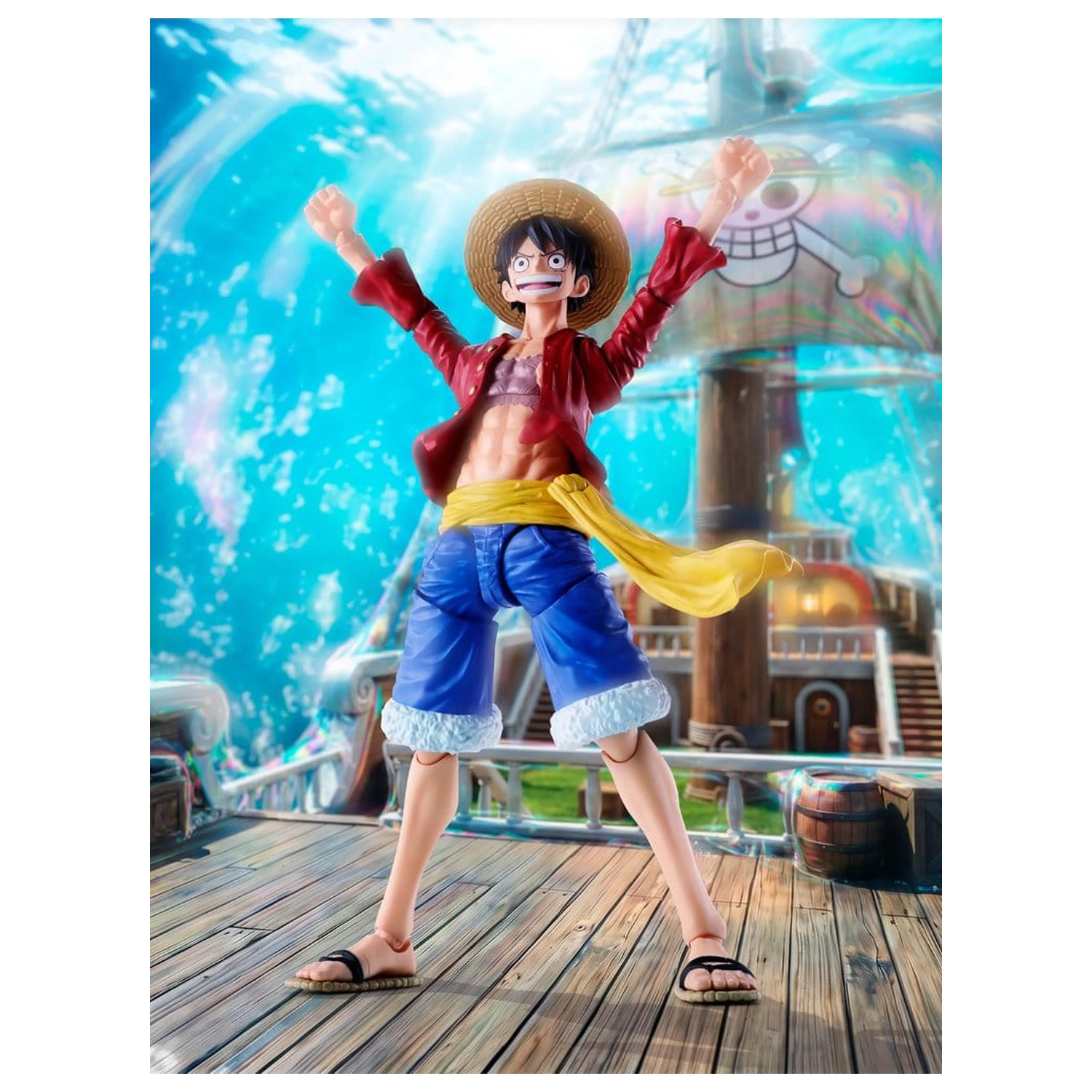 One Piece S.H.Figuarts akcijska figura Monkey D. Luffy -Two Years Later- 15 cm fotografija proizvoda