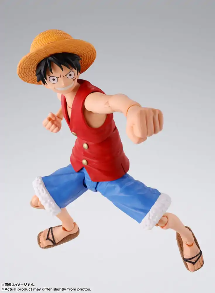 One Piece S.H. Figuarts akcijska figura Monkey D. Ruffy Romance Dawn 15 cm fotografija proizvoda