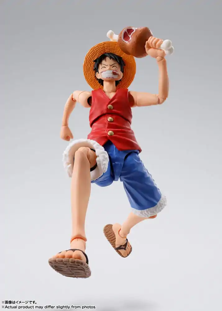 One Piece S.H. Figuarts akcijska figura Monkey D. Ruffy Romance Dawn 15 cm fotografija proizvoda