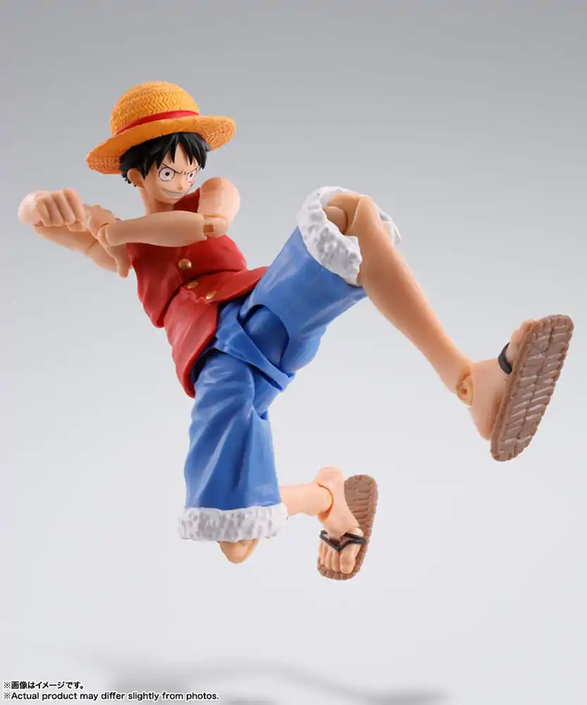 One Piece S.H. Figuarts akcijska figura Monkey D. Ruffy Romance Dawn 15 cm fotografija proizvoda