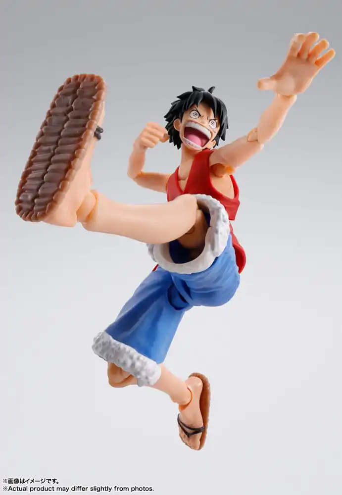 One Piece S.H. Figuarts akcijska figura Monkey D. Ruffy Romance Dawn 15 cm fotografija proizvoda