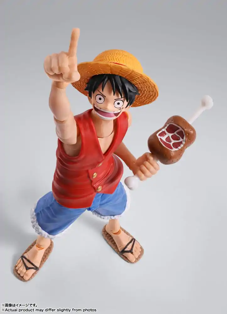 One Piece S.H. Figuarts akcijska figura Monkey D. Ruffy Romance Dawn 15 cm fotografija proizvoda