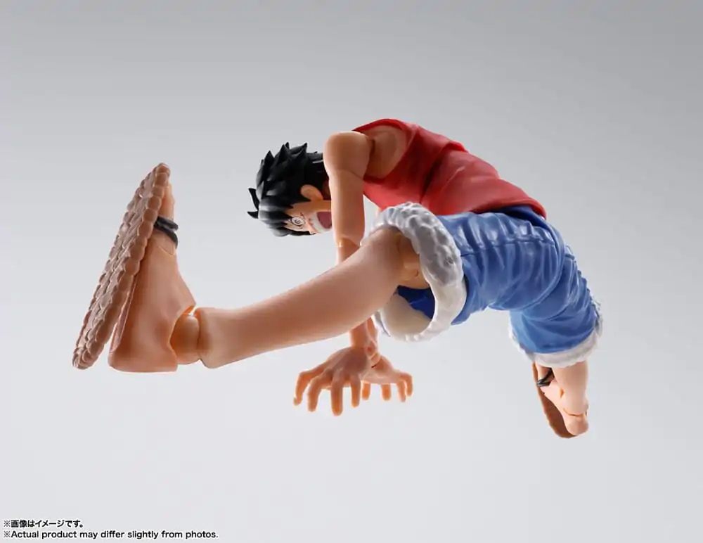 One Piece S.H. Figuarts akcijska figura Monkey D. Ruffy Romance Dawn 15 cm fotografija proizvoda