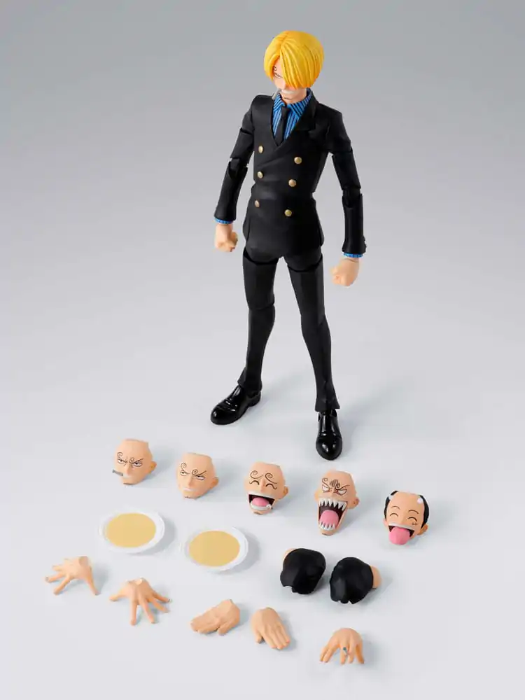 One Piece S.H.Figuarts akcijska figura Sanji Romance Dawn Ver. 15 cm fotografija proizvoda