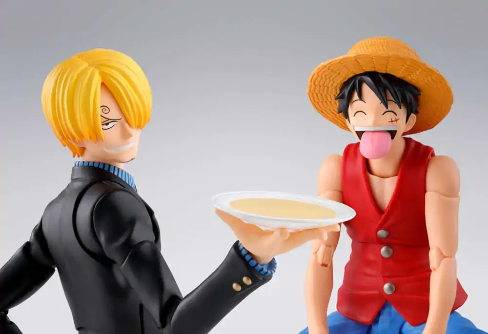 One Piece S.H.Figuarts akcijska figura Sanji Romance Dawn Ver. 15 cm fotografija proizvoda