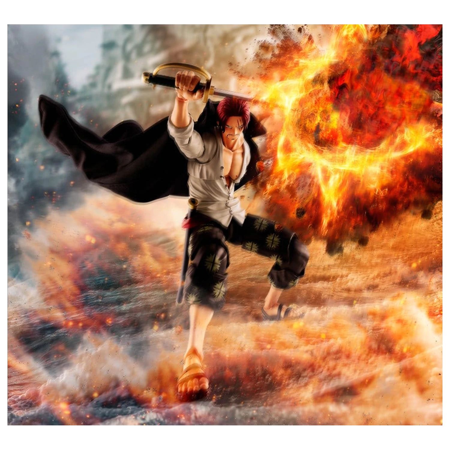 One Piece S.H.Figuarts akcijska figura Shanks -Marineford- 17 cm fotografija proizvoda