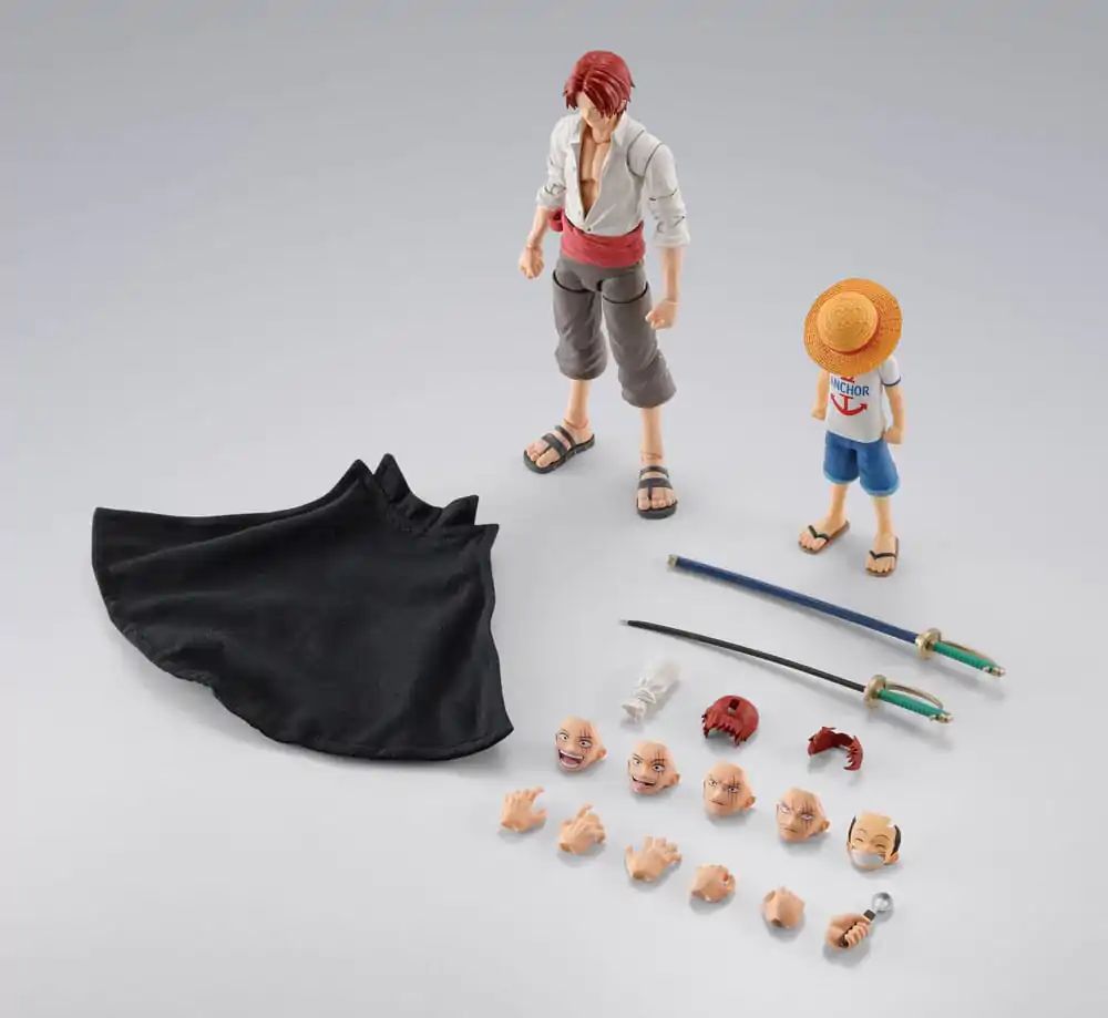 One Piece S.H.Figuarts akcijska figura 2-Pack Shanks & Monkey D. Luffy Childhood Ver. fotografija proizvoda