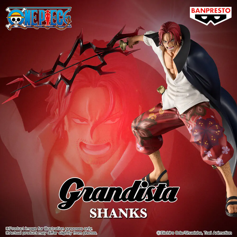 One Piece Shanks Grandista figura 22cm fotografija proizvoda