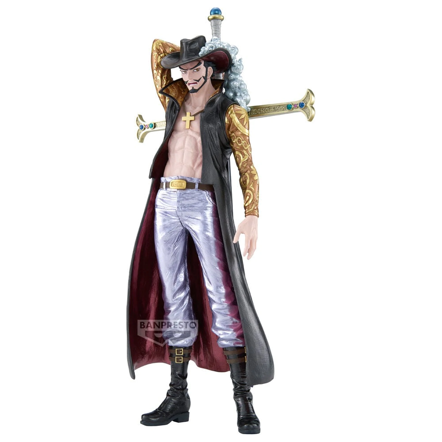 One Piece The Anime Dracule Mihawk figura 34 cm fotografija proizvoda
