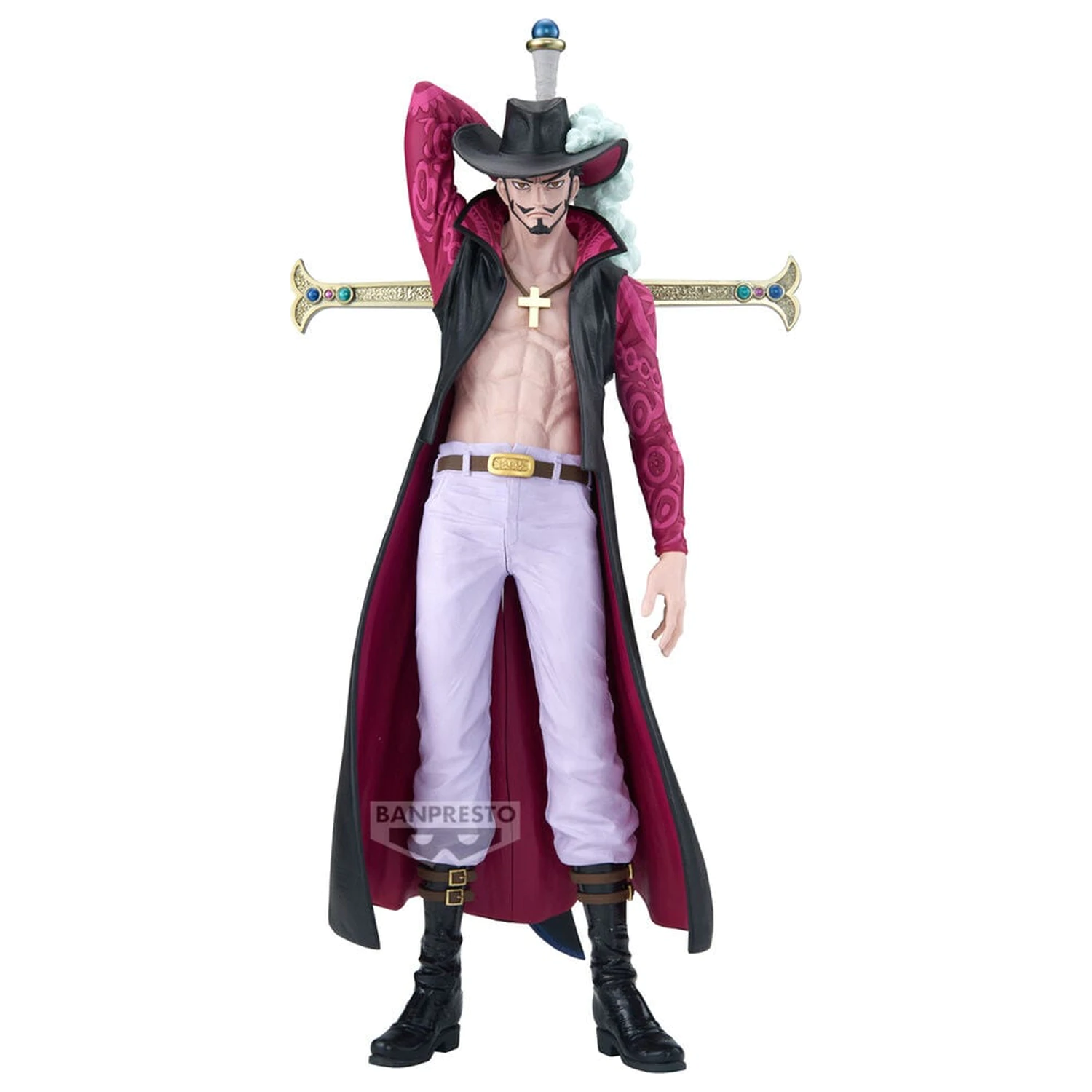 One Piece The Anime Dracule Mihawk figura 34 cm fotografija proizvoda