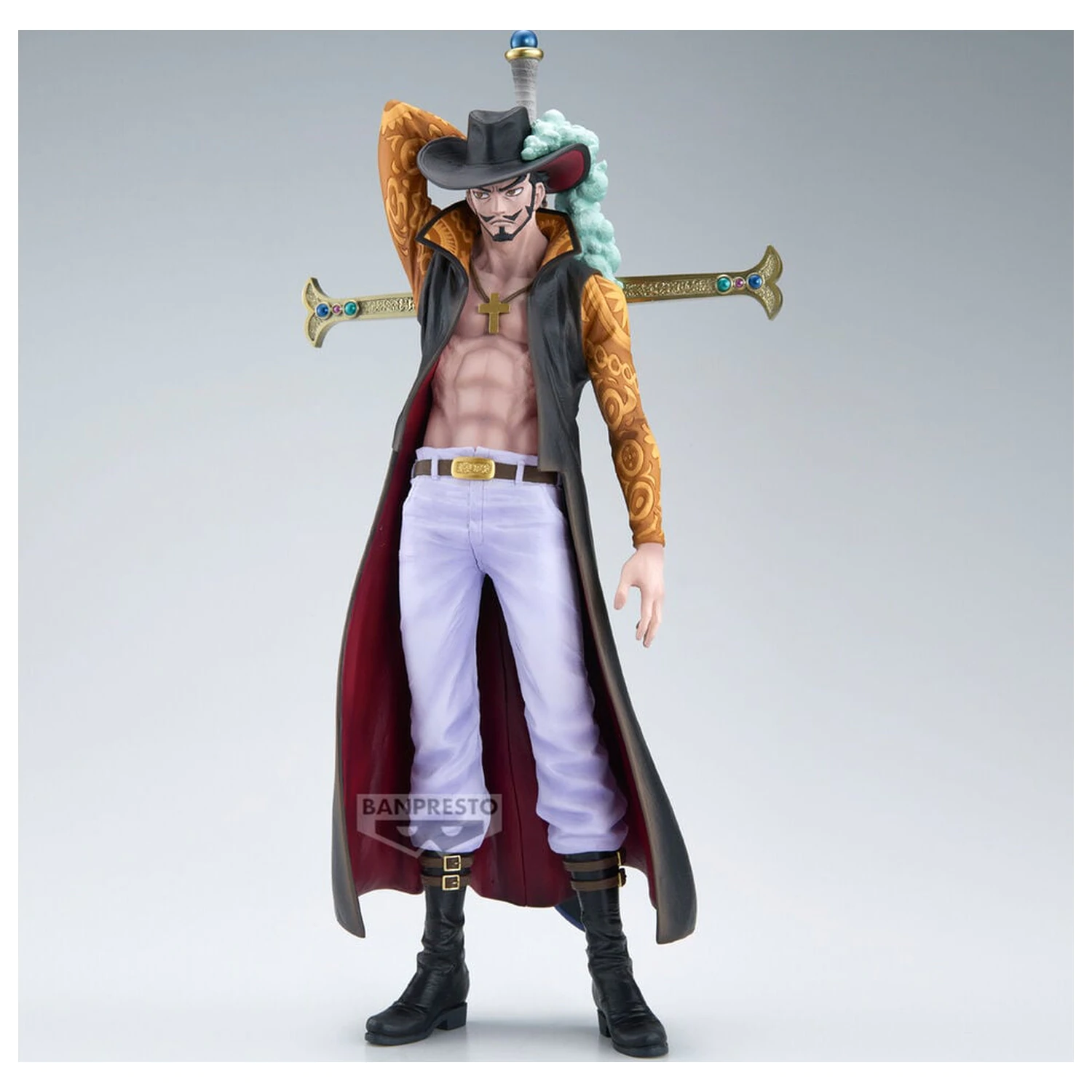 One Piece The Brush Dracule Mihawk figura 34 cm fotografija proizvoda