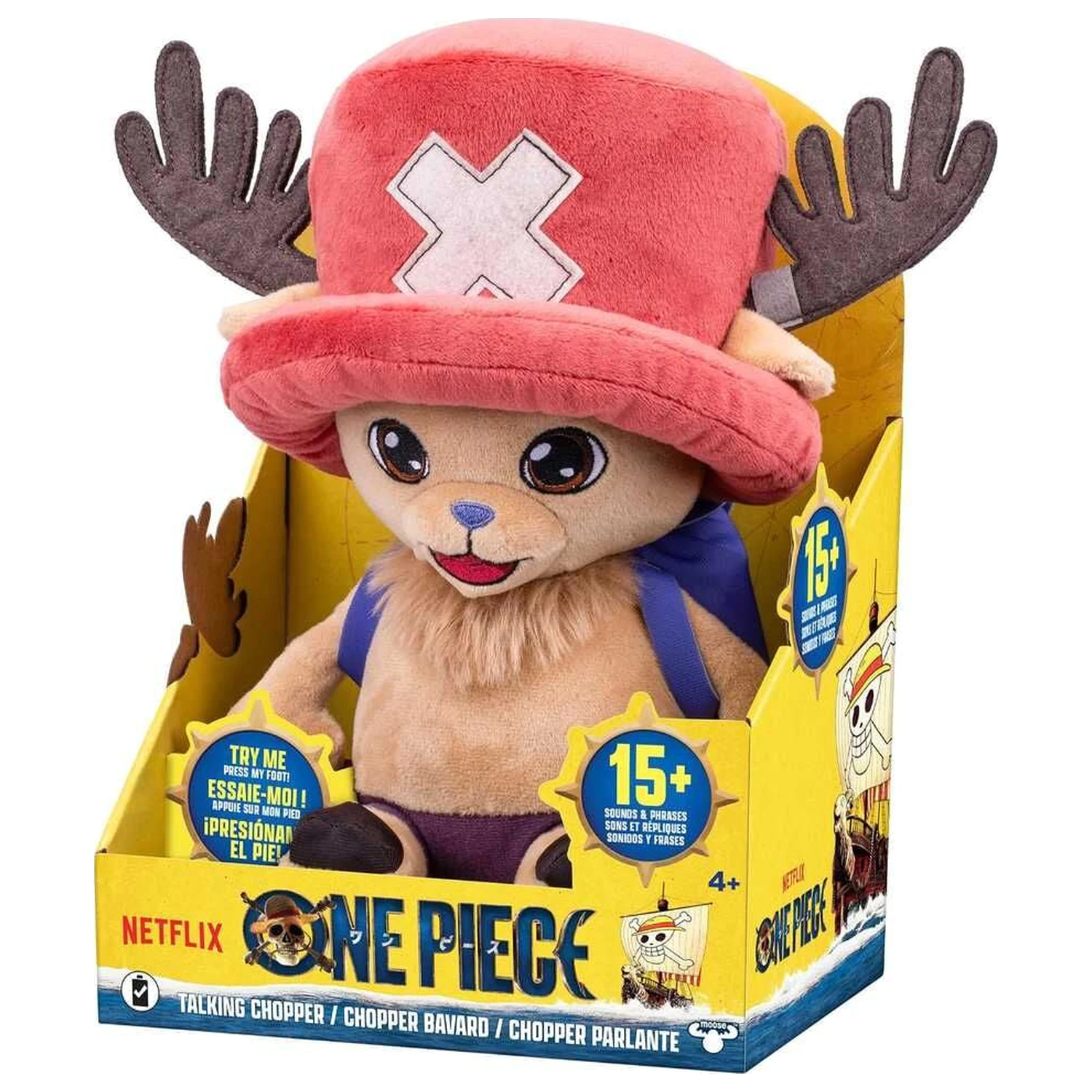 One Piece Tony Tony Chopper plišana igračka koja govori 28 cm fotografija proizvoda