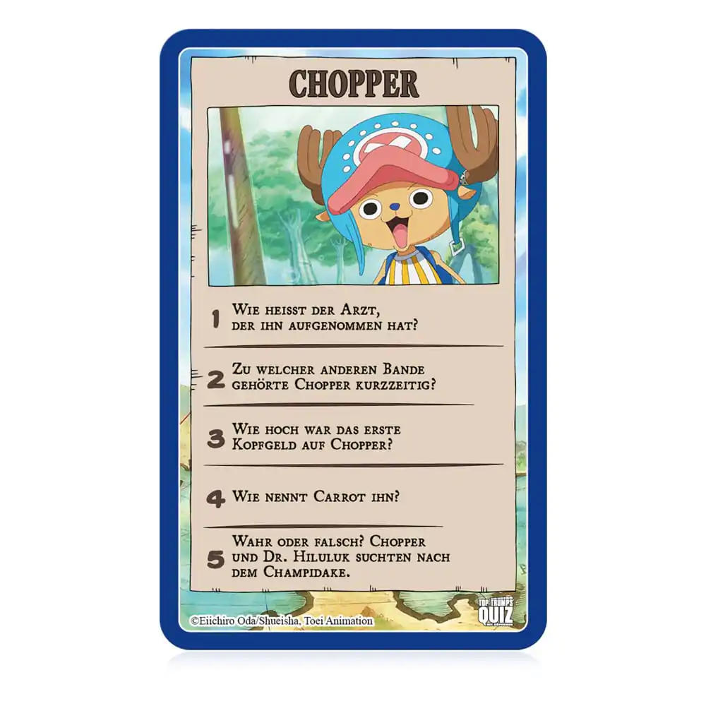 One Piece Card Game Top Trumps Kviz *Njemačka verzija* kartaška igra fotografija proizvoda