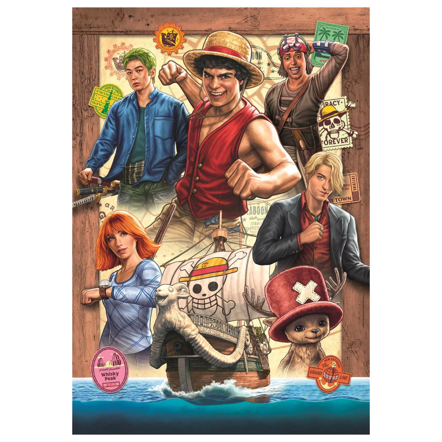 One Piece Treasure Hunt puzzle od 300 komada fotografija proizvoda