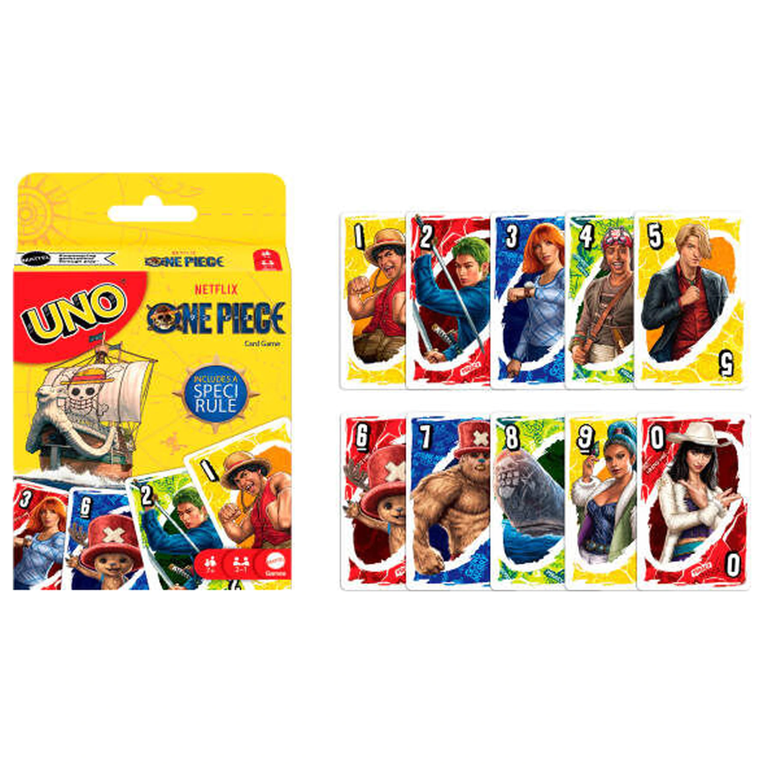 One Piece UNO kartaška igra fotografija proizvoda