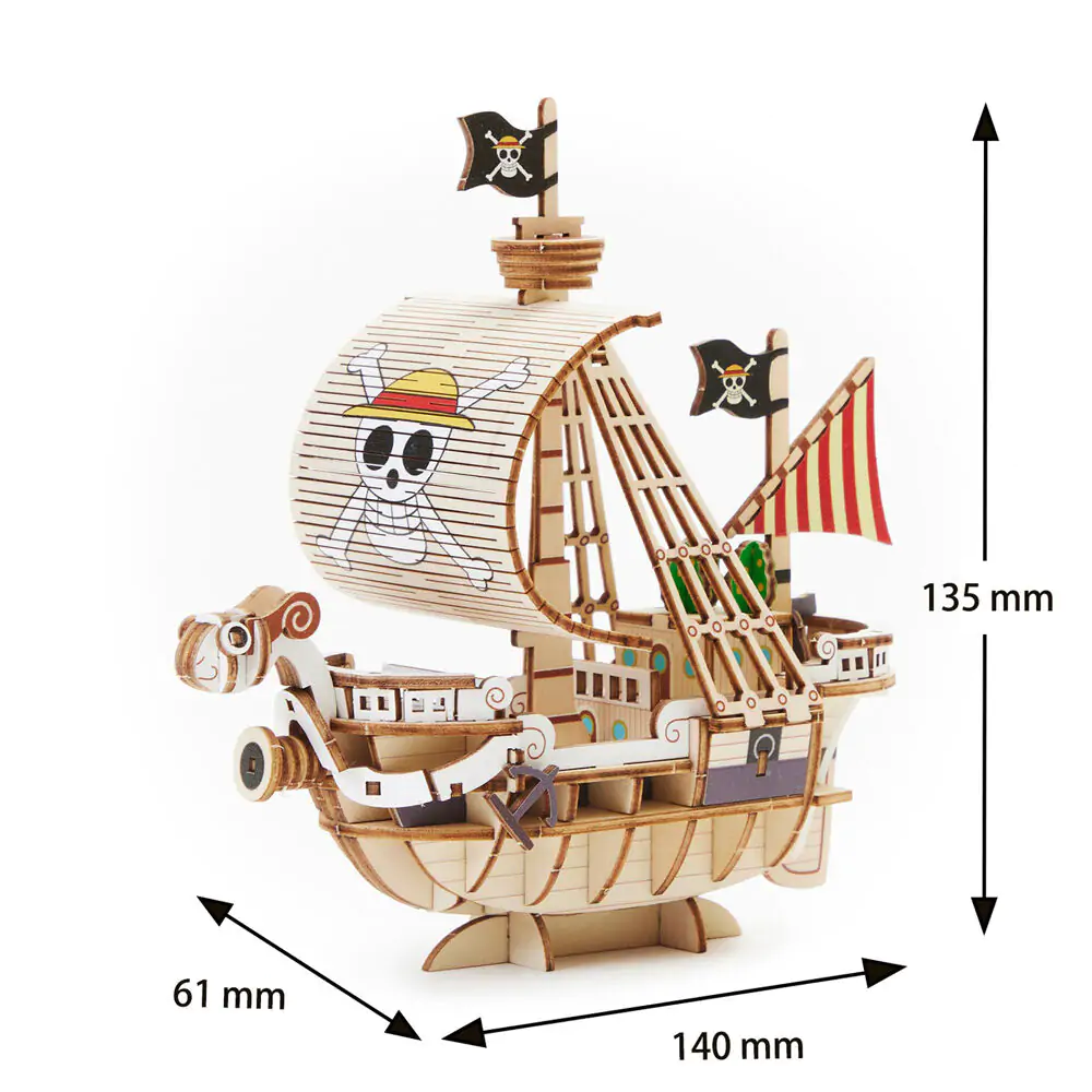 One Piece Wa-Gu-Mi Going Merry Set za sastavljanje 88 kom fotografija proizvoda