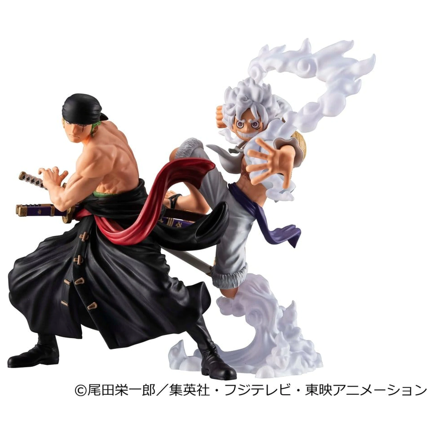 One Piece Wallstar PVC figurice pakiranje od 2 komada Monkey D. Luffy Gear Fifth & Roronoa Zoro (s darom) 10 cm fotografija proizvoda