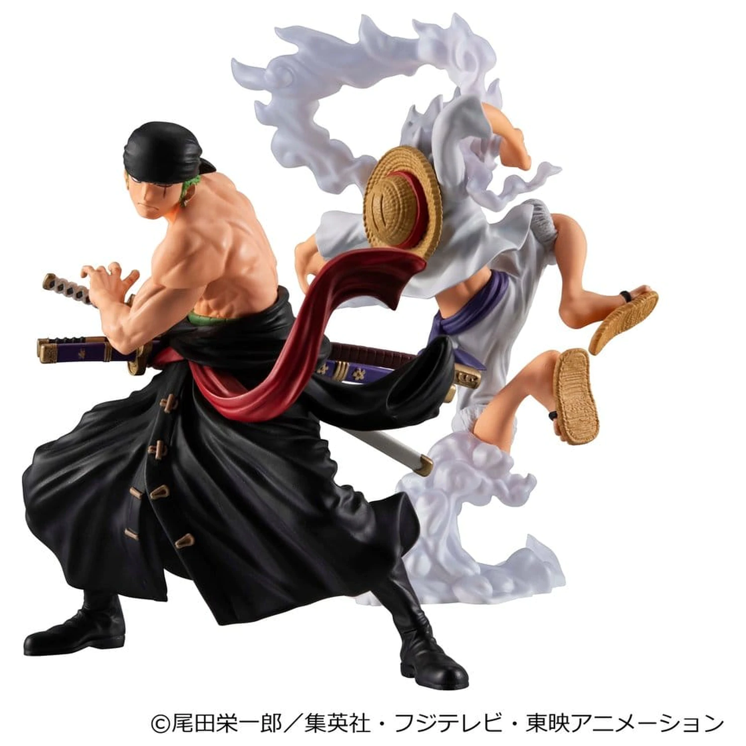 One Piece Wallstar PVC figurice pakiranje od 2 komada Monkey D. Luffy Gear Fifth & Roronoa Zoro (s darom) 10 cm fotografija proizvoda