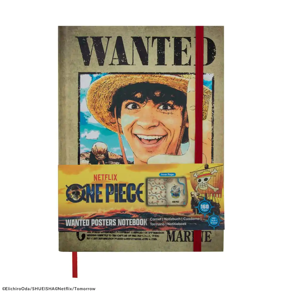 One Piece Bilježnica Wanted Posters fotografija proizvoda