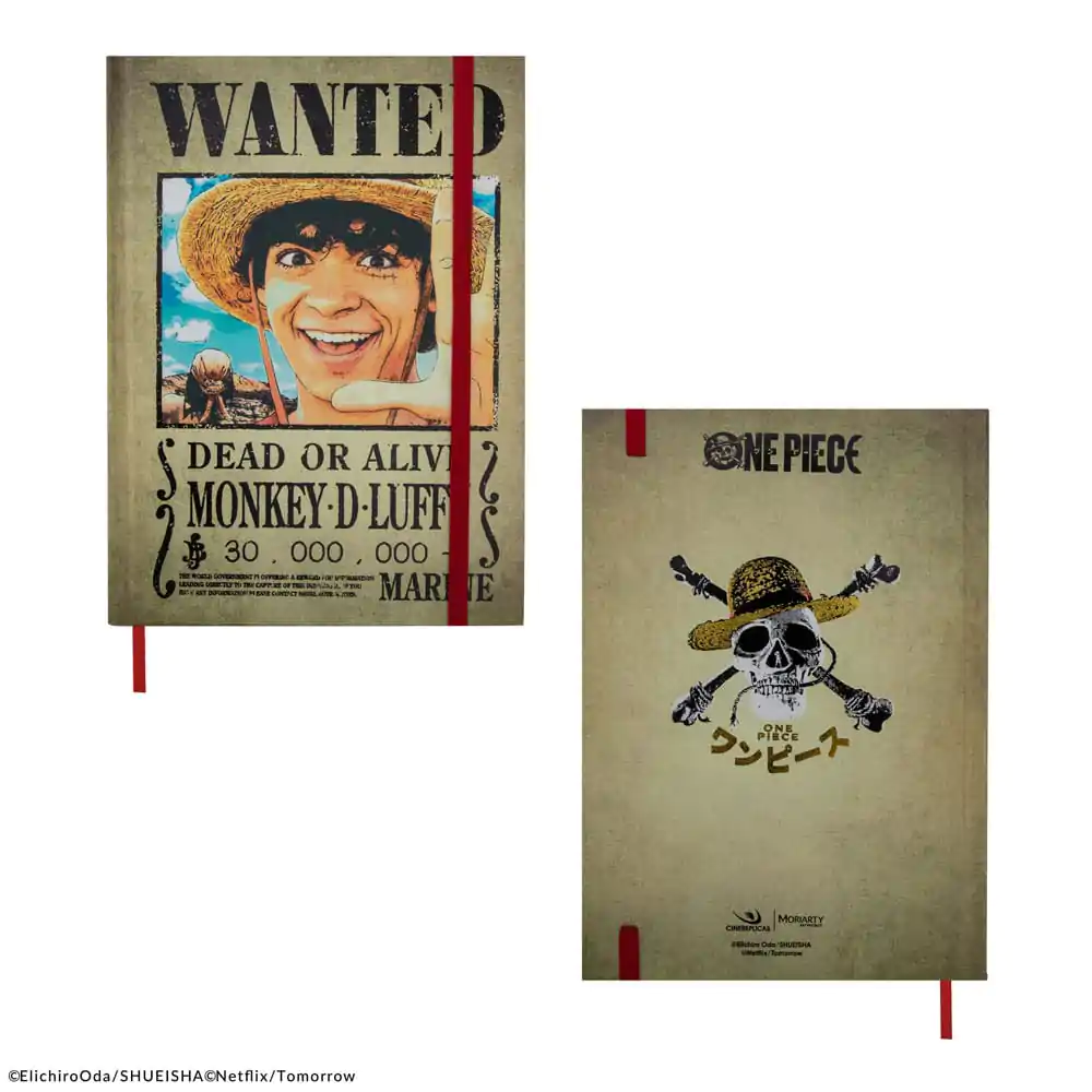 One Piece Bilježnica Wanted Posters fotografija proizvoda