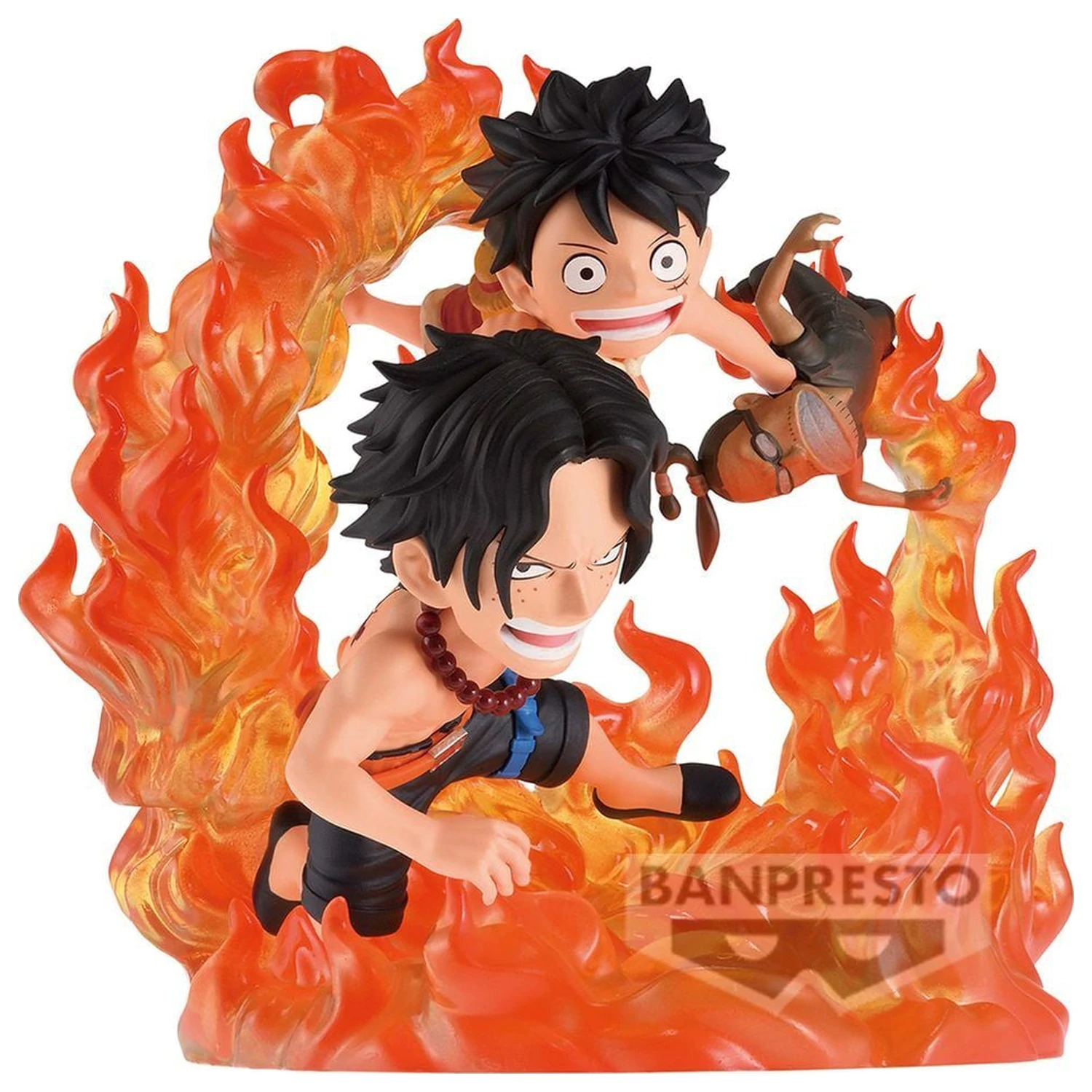 One Piece WCF Log Stories Marineford Portgas D Ace & Monkey D Luffy figura 10 cm fotografija proizvoda