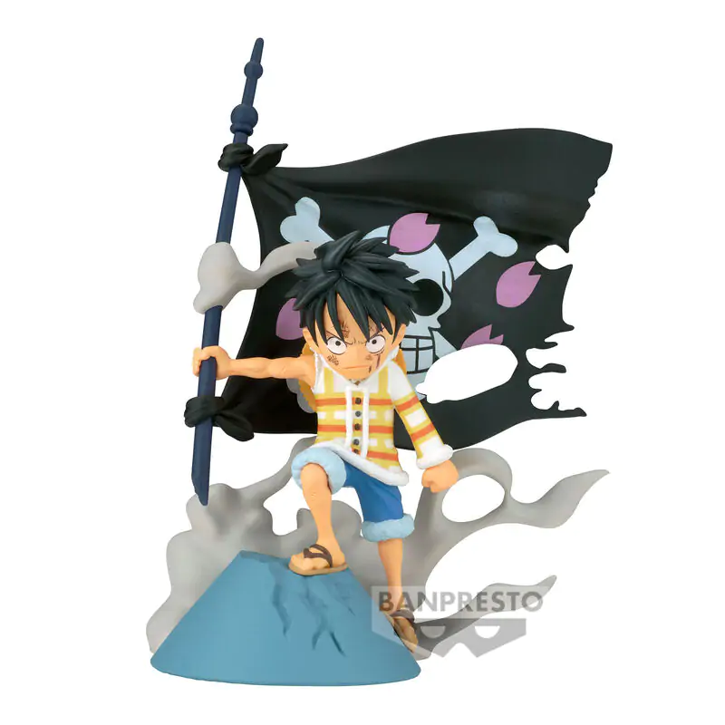 One Piece WCF Log Stories Monkey D Luffy figura 8 cm fotografija proizvoda