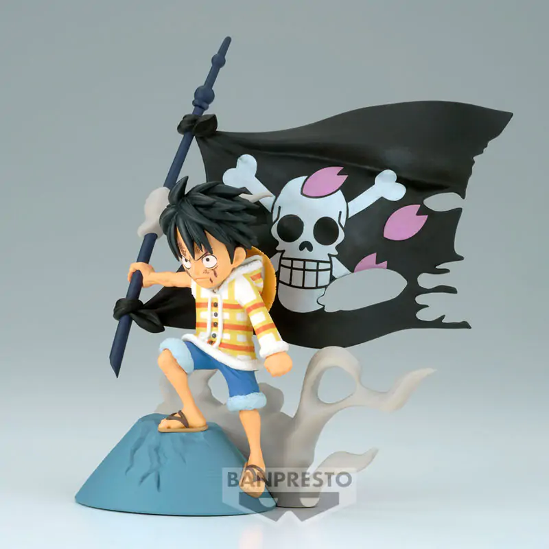 One Piece WCF Log Stories Monkey D Luffy figura 8 cm fotografija proizvoda