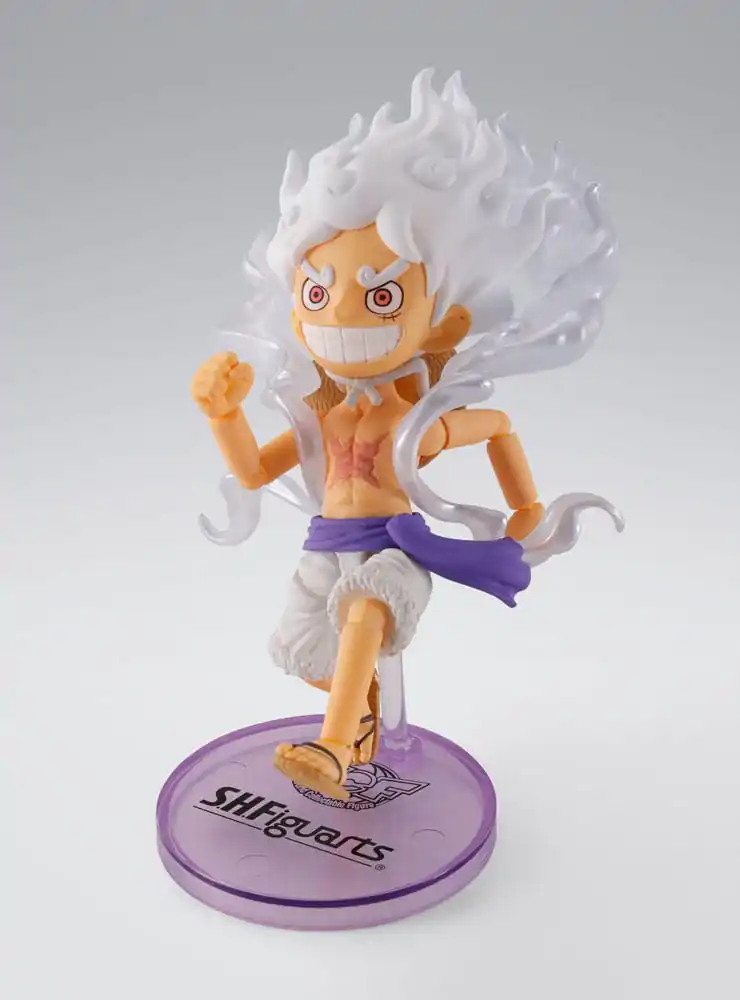 One Piece World Collactable Figure x S.H. Figuarts Action figura Monkey D. Luffy Gear 5 8 cm fotografija proizvoda