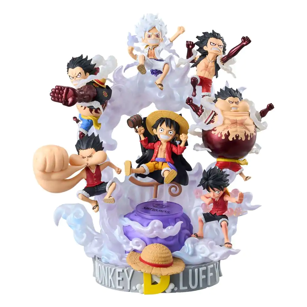 One Piece World Collactable Figures x S.H. Figuarts akcijska figura Monkey D. Luffey 8 cm fotografija proizvoda