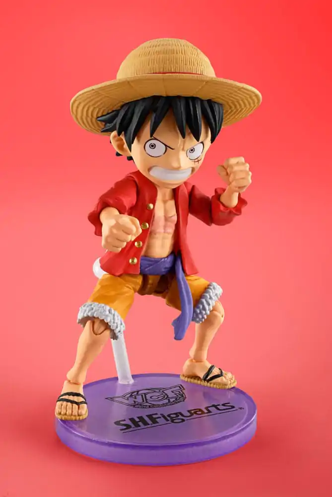 One Piece World Collactable Figures x S.H. Figuarts akcijska figura Monkey D. Luffey 8 cm fotografija proizvoda