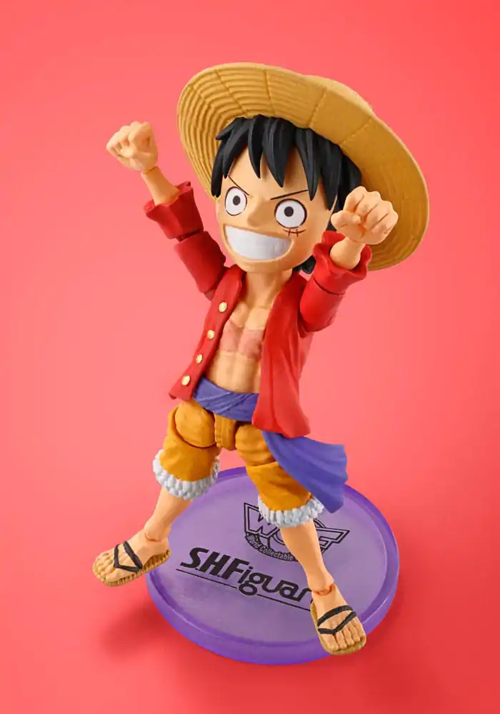 One Piece World Collactable Figures x S.H. Figuarts akcijska figura Monkey D. Luffey 8 cm fotografija proizvoda